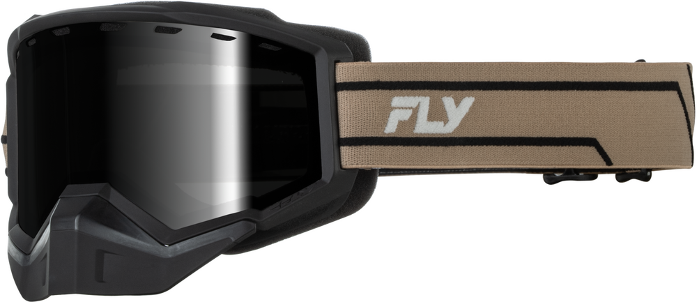 Fly Racing Focus Snow Goggles (2027) — Khaki/Black