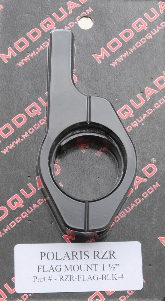 FLAG MOUNT HORIZONTAL BLACK 1.5"