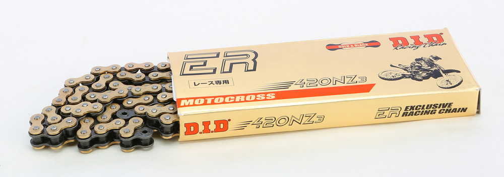 D.I.D SUPER NON O-RING 420NZ3G-25FT GOLD