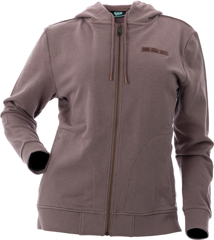 NEVE ZIP UP HOODIE SMOKY MAUVE XL