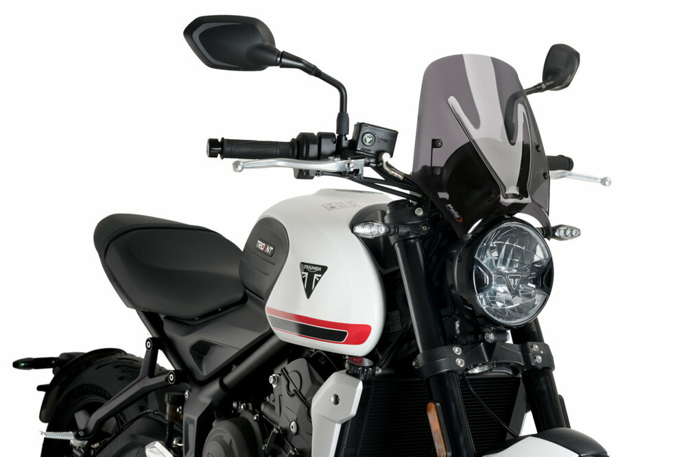 PUIG WINDSCREEN NAKED NEW GEN SPORT DARK SMOKE TRI
