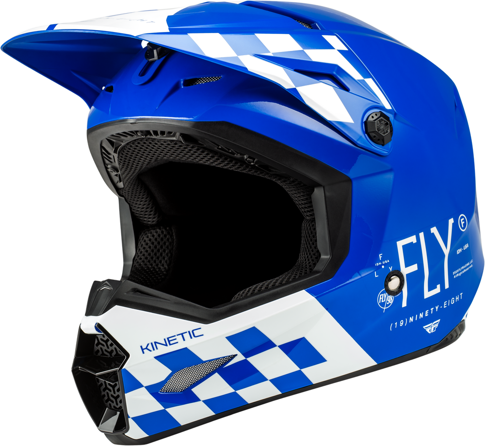 Fly Racing Kinetic Lite Rival Helmet (2026) — Gloss Blue/White