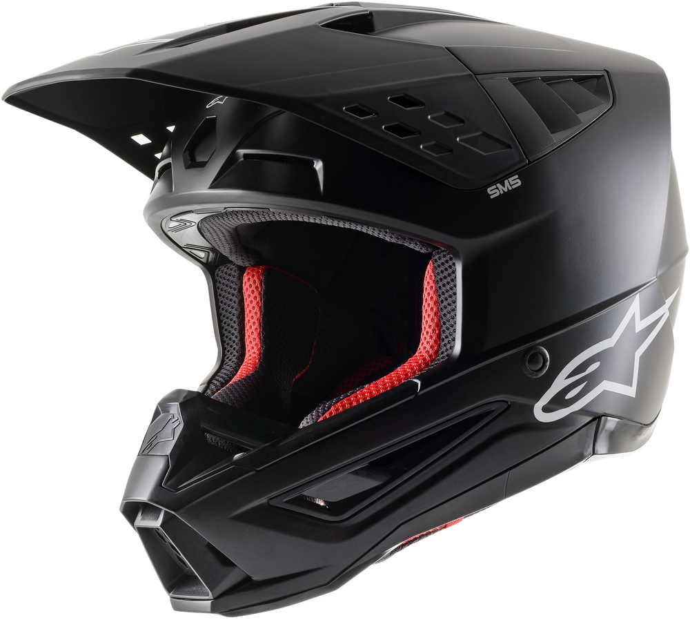 S-M5 SOLID HELMET BLACK MATT 2X