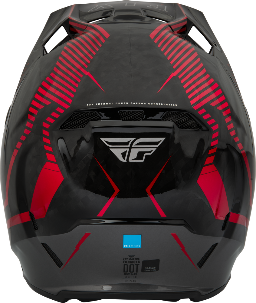 FLY RACING FORMULA CARBON TRACER HELMET RED/BLACK SM
