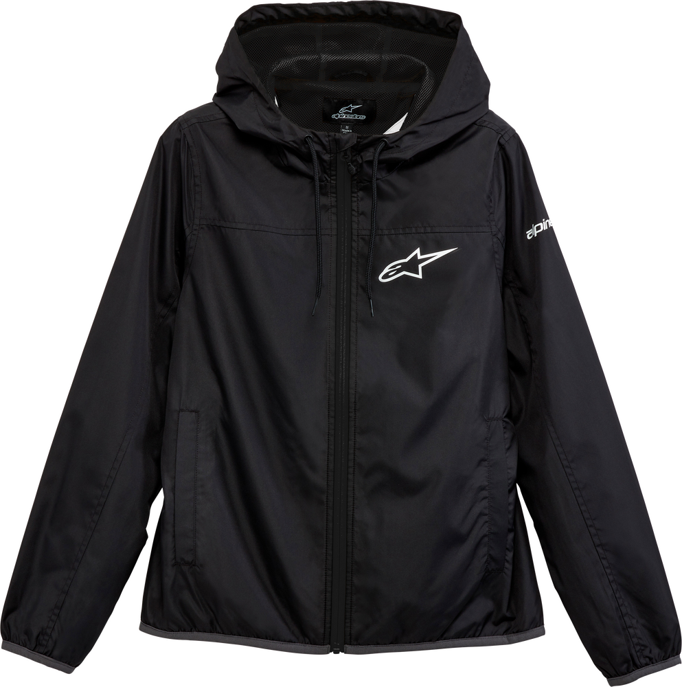 WOMENS TREQ WINDBREAKER BLACK 2X