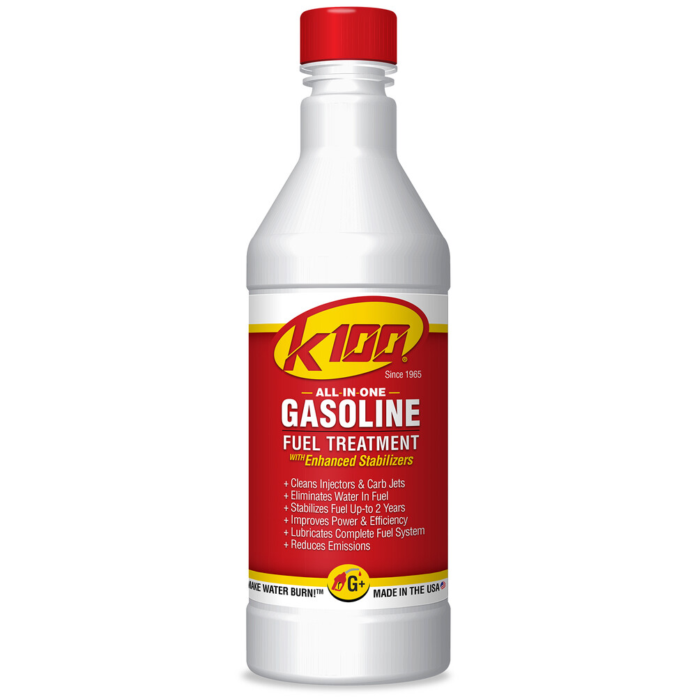K100 GAS TREATMENT W/REVITALIZER STABILIZER/OCTANE BOOSTER