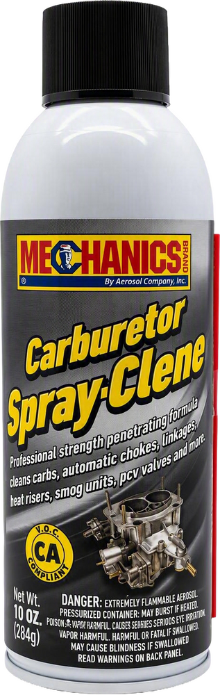 Mechanics Carburetor Spray Cleaner 10oz