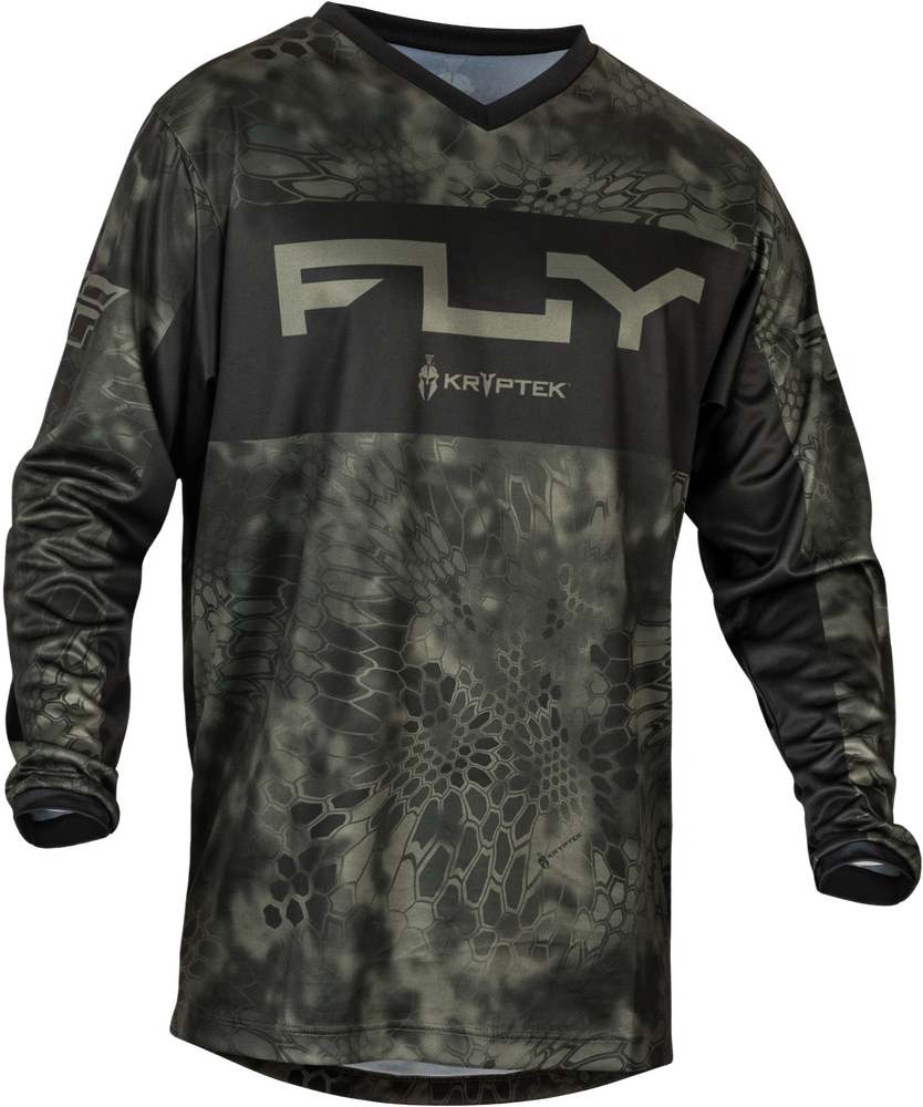 Fly Racing F-16 SE Kryptek Jersey — Moss Grey/Black