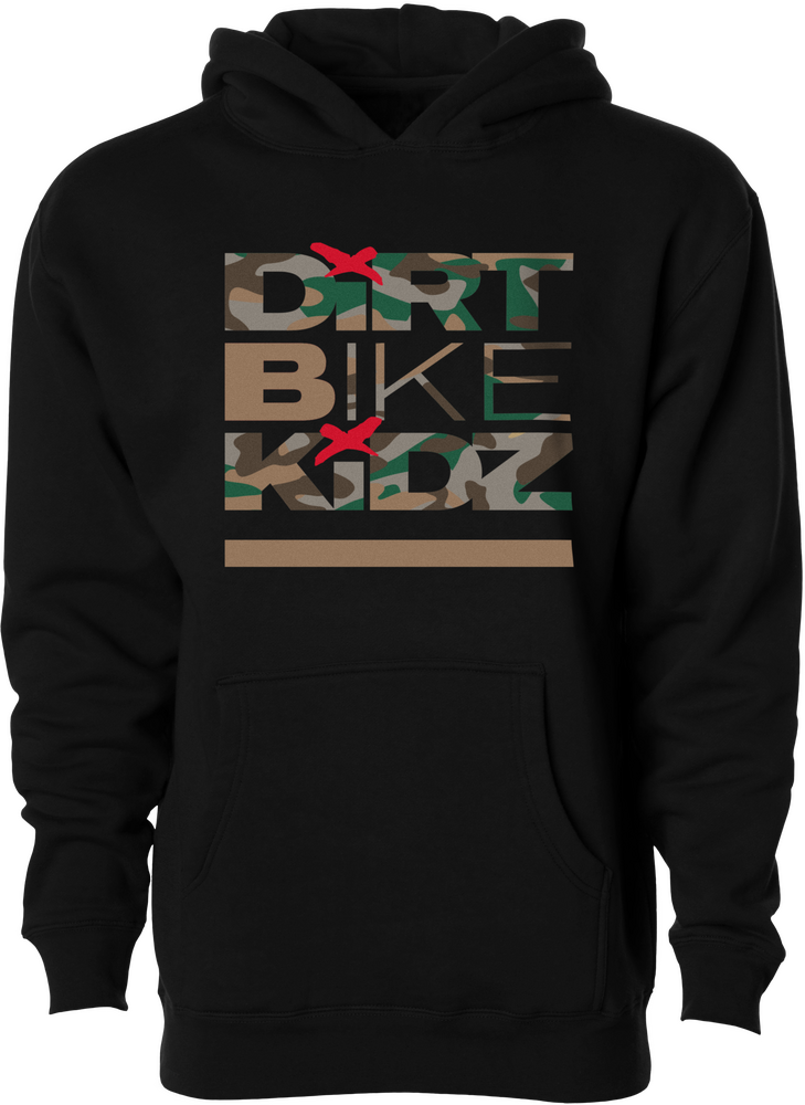 Dbk Classic Camo Youth Hoodie Black Yl