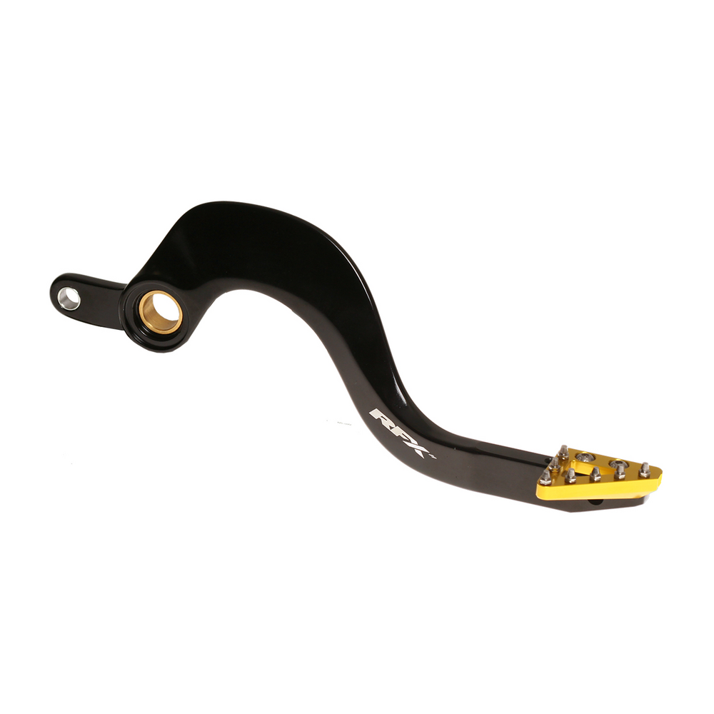 Rfx Rear Brake Pedal Hard Ano Yellow Solid-Tip Suz