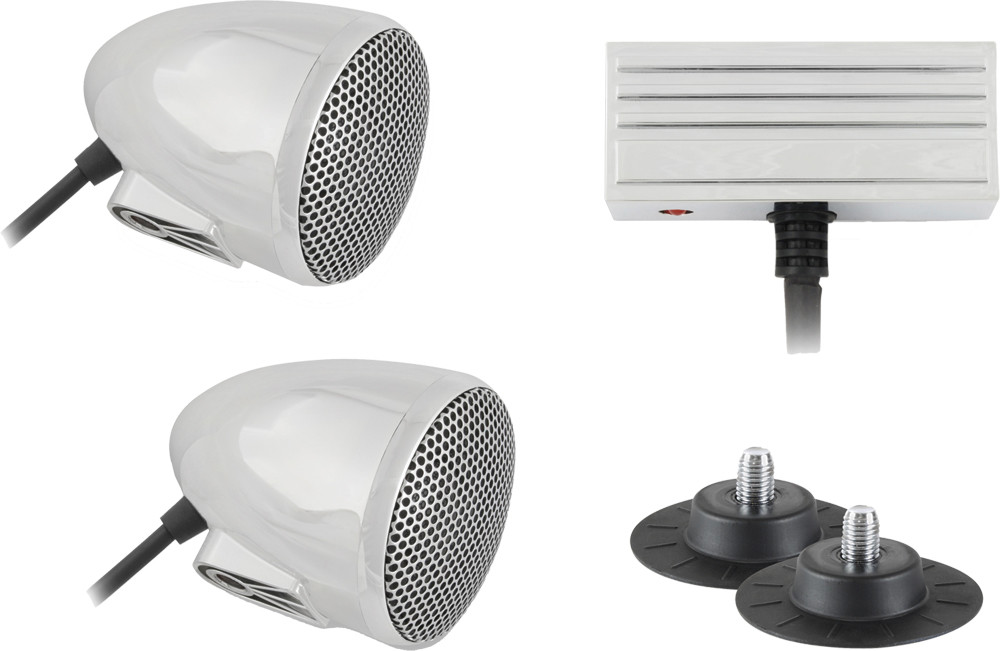 SPORT BIKE SOUND SYSTEM KIT (B LACK)