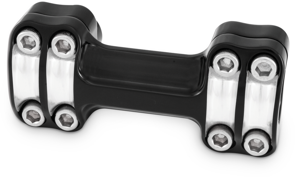 Burly Brand Reaper 1-1/2" Risers 1" Bar One Piece — Black Machined