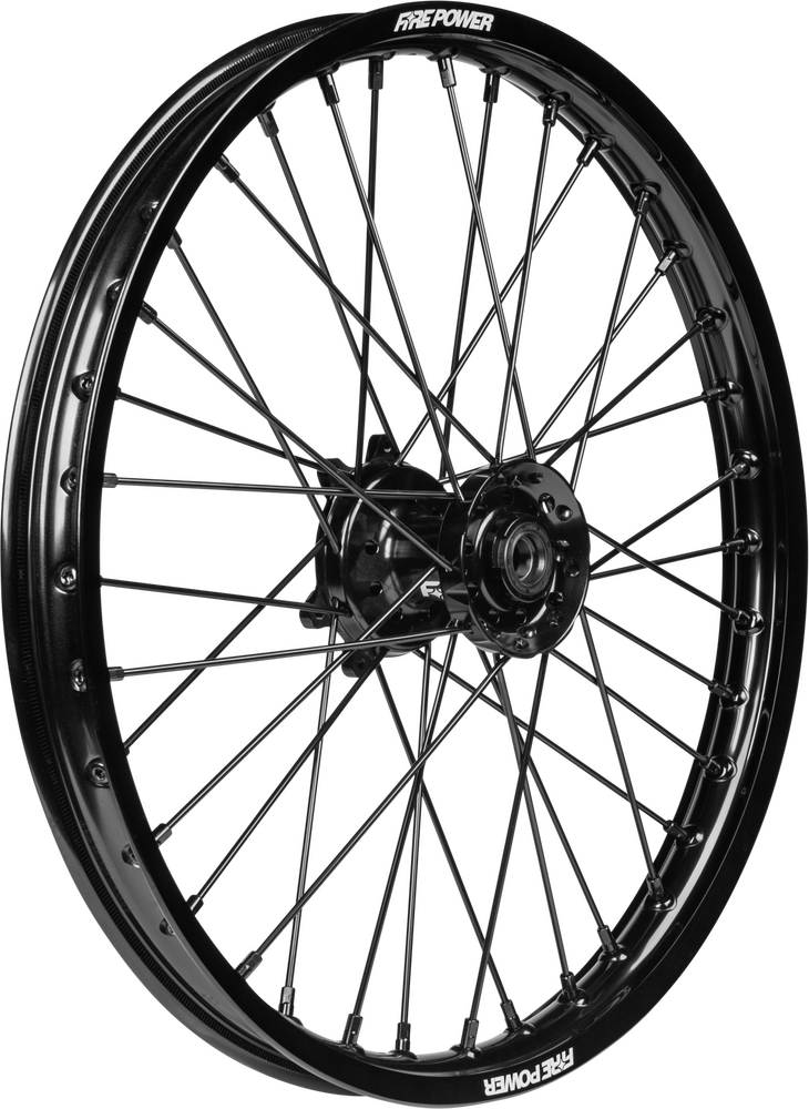 Fire Power Front Wheel 1.60 X 21" Black Hon