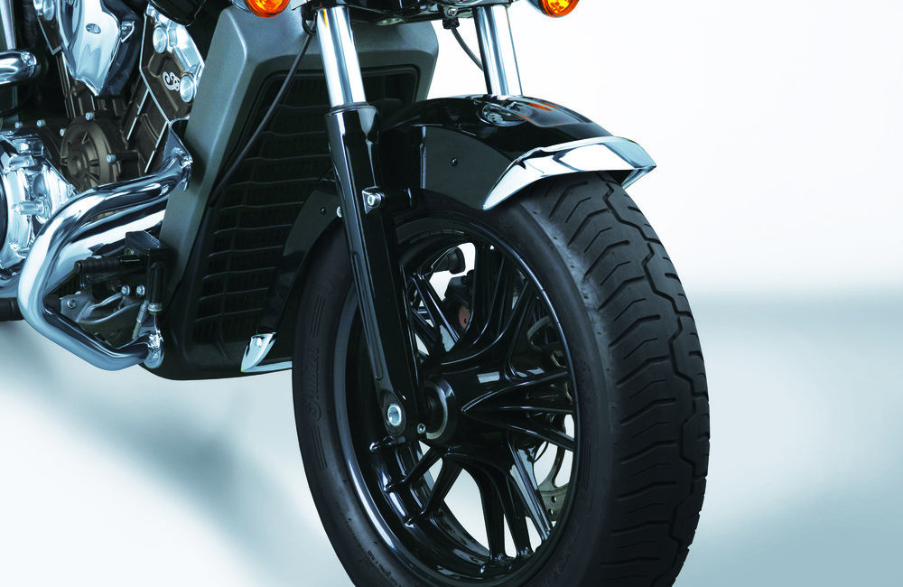 FRONT FENDER FRONT/REAR TIP CHROME INDIAN