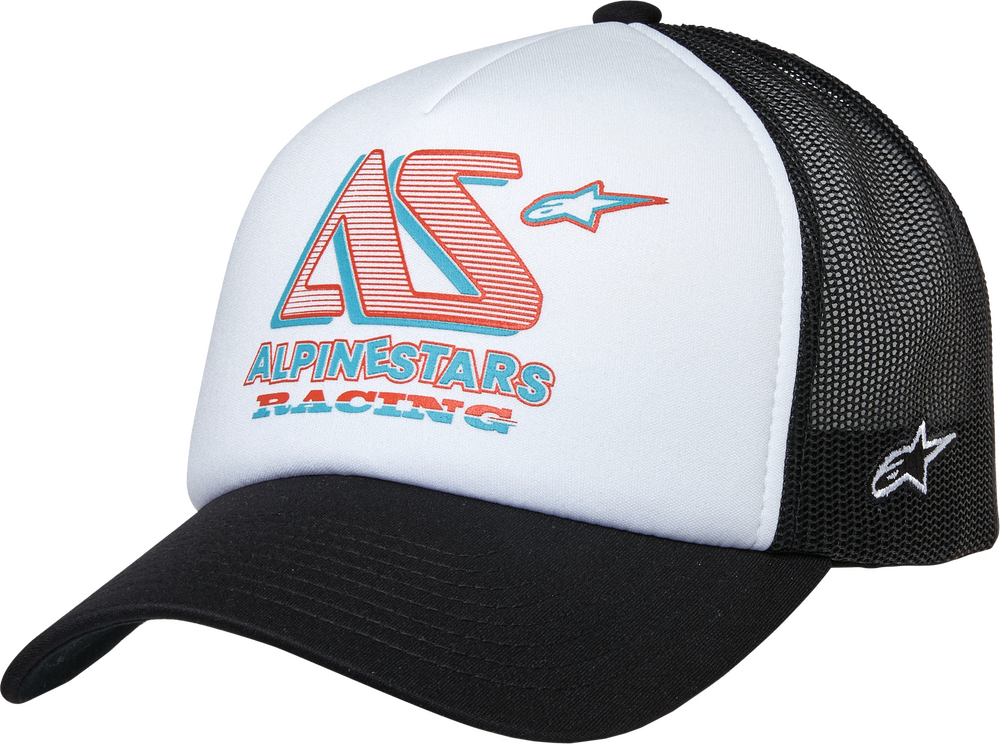 Alpinestars Ayess Trucker Hat — White/Black