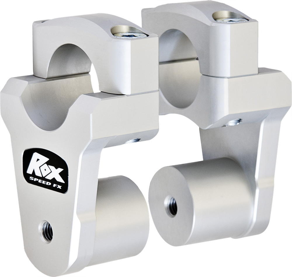 ROX PIVOTING BAR RISER 2" SILVER