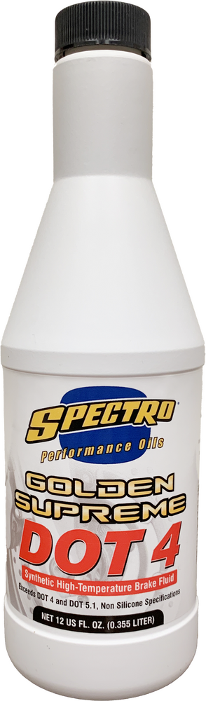 SPECTRO DOT 4 GOLDEN BRAKE FLUID 12 OZ