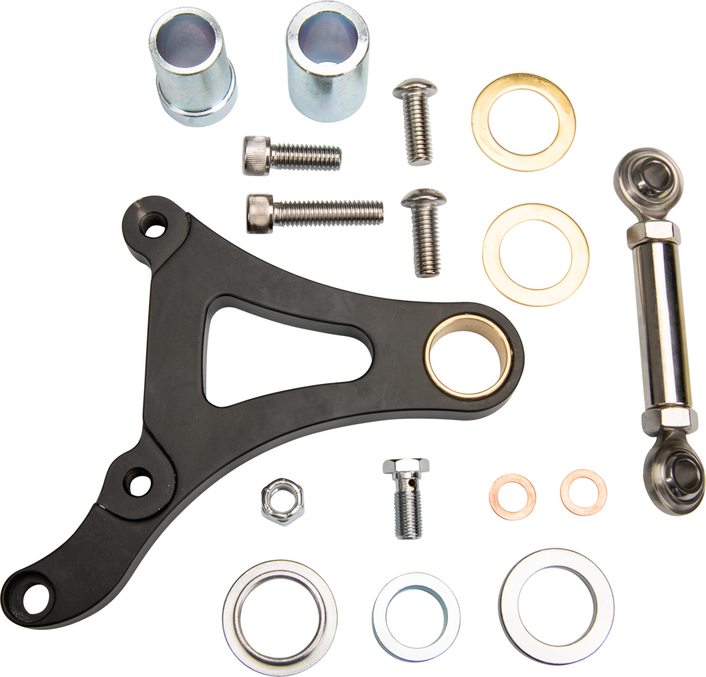 HARDDRIVE LEFT CALIPER BLACK SPRINGER