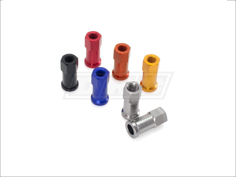 DRC RIM LOCK NUTS 2PK ORANGE