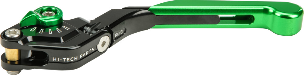 PUIG LEVER CLUTCH EXTENDABLE/FOLDABLE GREEN