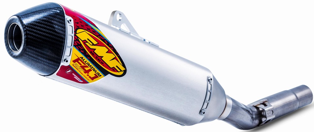 FMF FACTORY 4.1 RCT SS ALUM S/O W/CARBON CAP