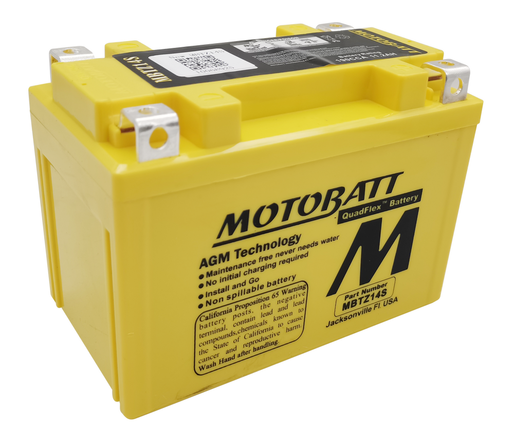 MOTOBATT BATTERY MBTZ14S SEALED FACTORY ACTIVATED
