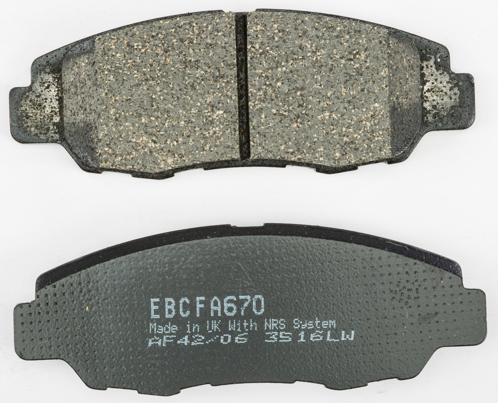 EBC BRAKE PADS FA670 ORGANIC