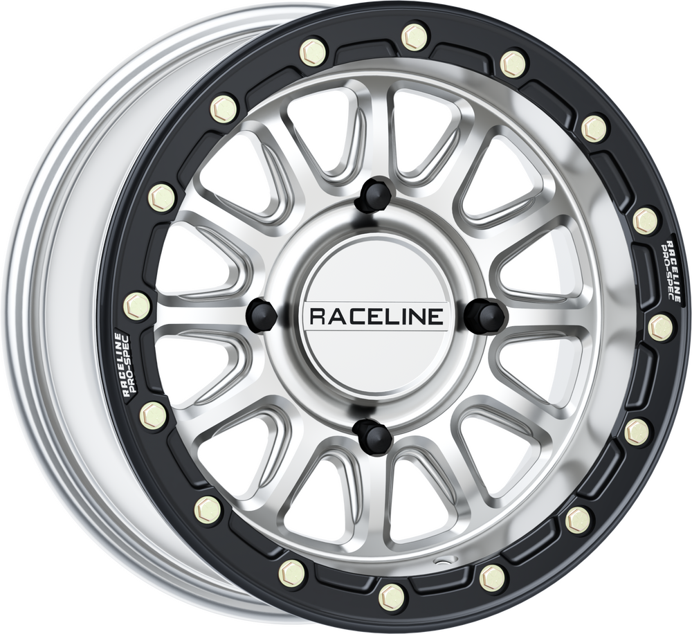 RACELINE ALPHA HYPER WHEEL 4/137 HYPER SILVER/BLK 15X7 (+10MM)