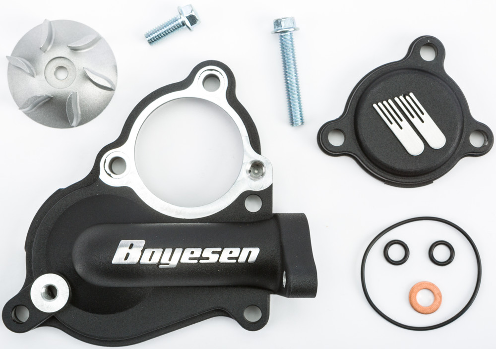 BOYESEN WATERPUMP COVER & IMPELLER KIT BLACK