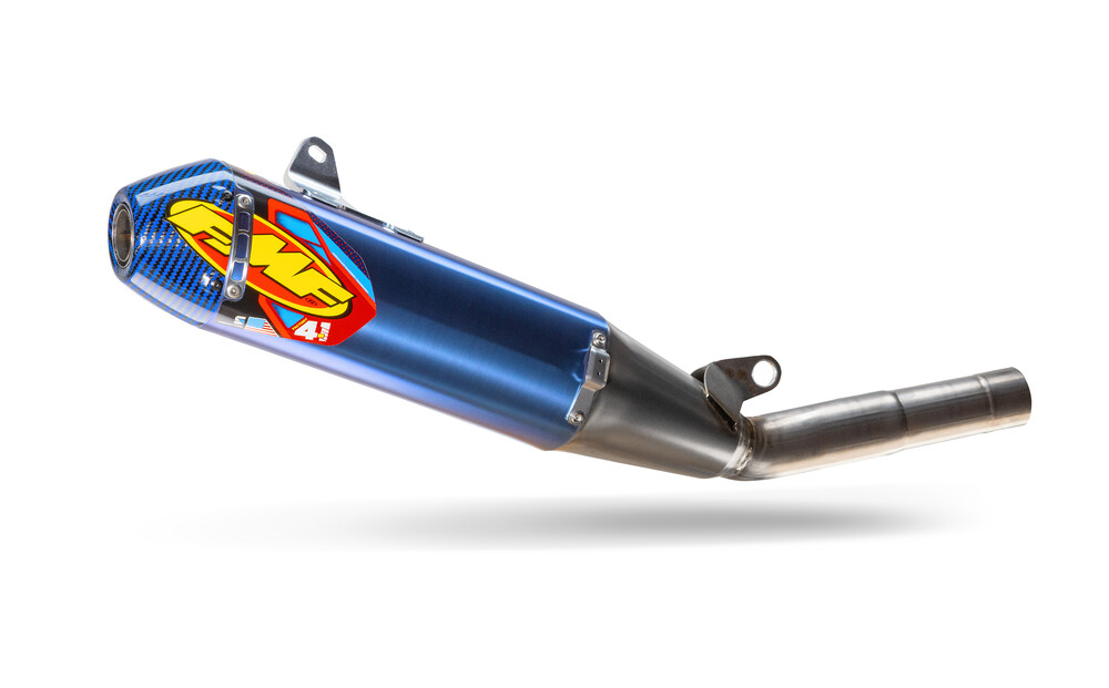 Fmf Ano Ti Factory 4.1 Rct Sl Mflr W/Blu Carbon Cap