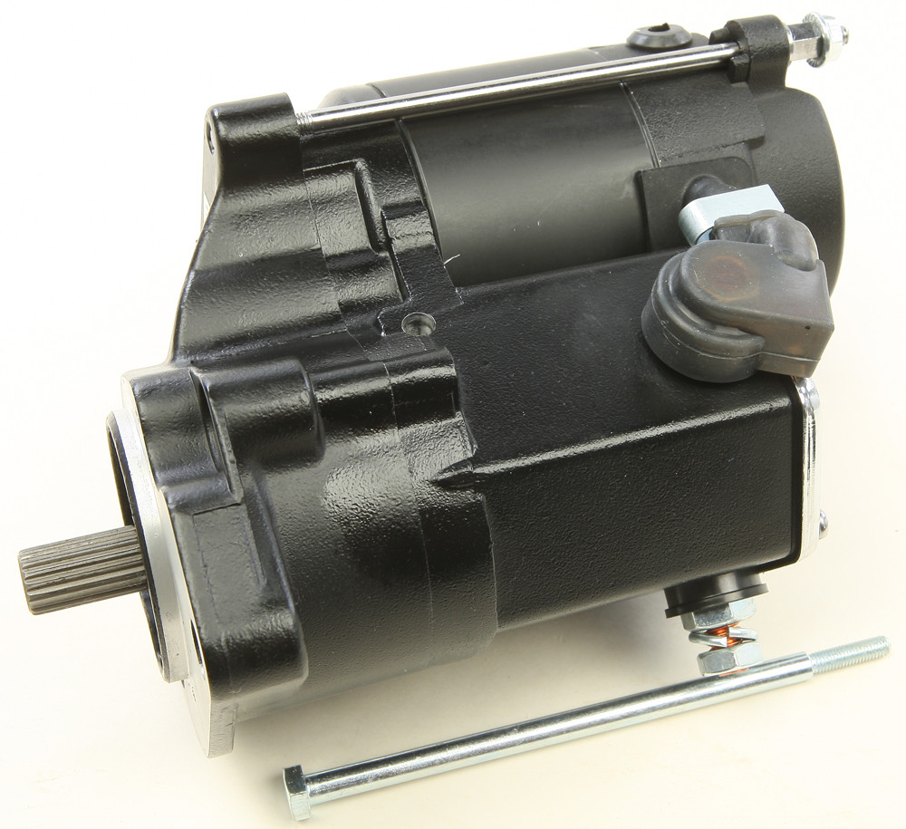 ALL BALLS BIG TWIN STARTER 1.4KW BLACK 10-32 SHAFT
