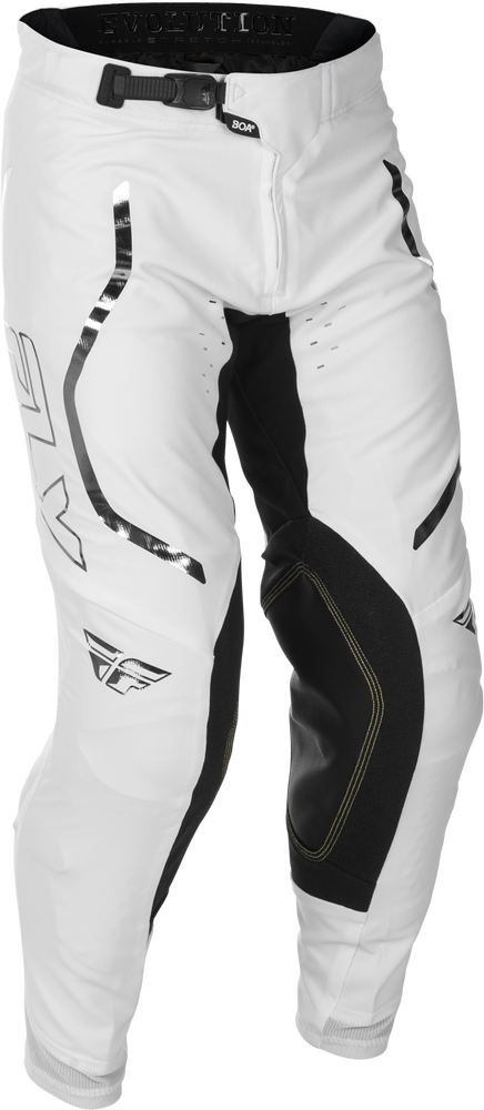 Fly Racing Evolution DST LE Flash Pants — White/Silver