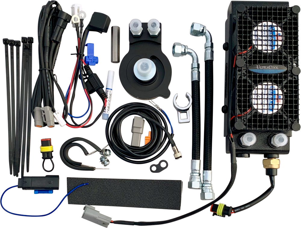 OIL COOLER M8 TOURING `17-23 (CHOPPED GUARD)