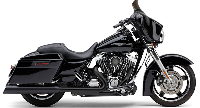 Cobra 4.5" Gen2 NH Upper Cut Slip-On Mufflers for Harley Touring 1999-2016