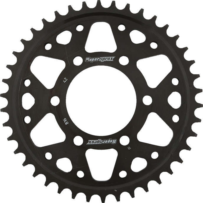 REAR SPROCKET STEEL 42T-530 BLK SUZ