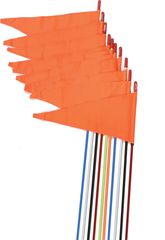 FIRESTIK SAFETY FLAGS SPRING MOUNT NEON PINK 7' 10/PK