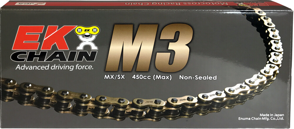 Ek Chain M3 Non-Sealed 520-120l Gld