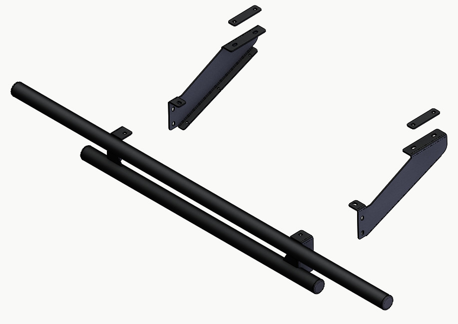 KFI REAR BUMPER BLACK CAN AM