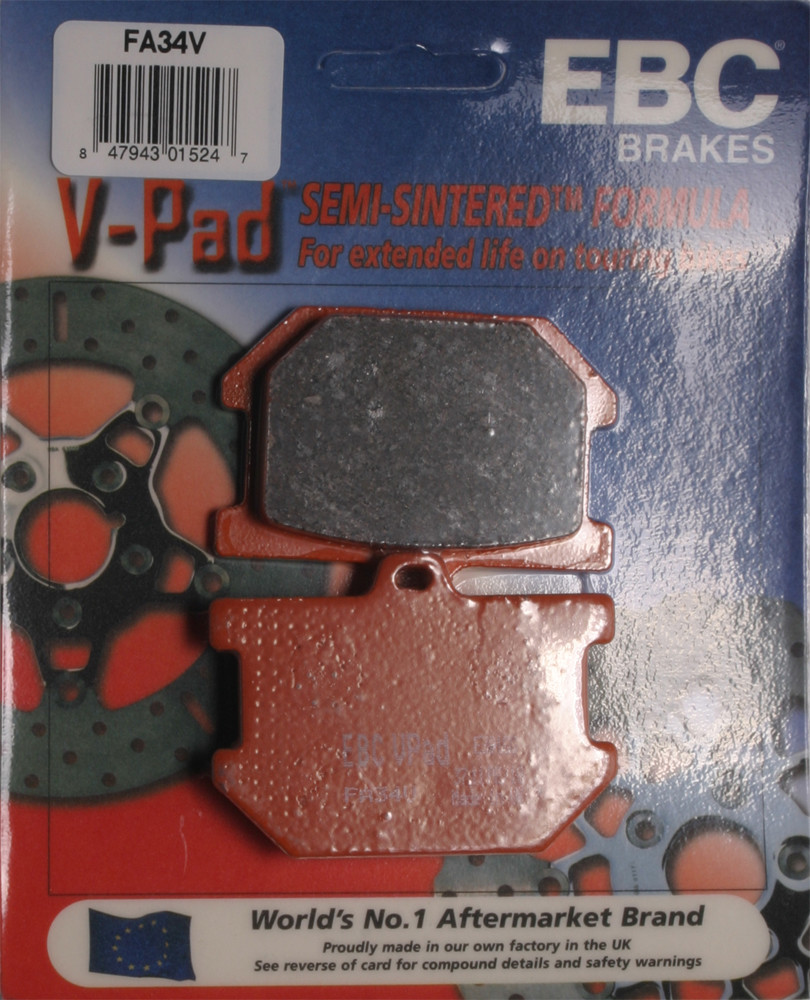 EBC FA34V Semi-Sintered Front Brake Pads