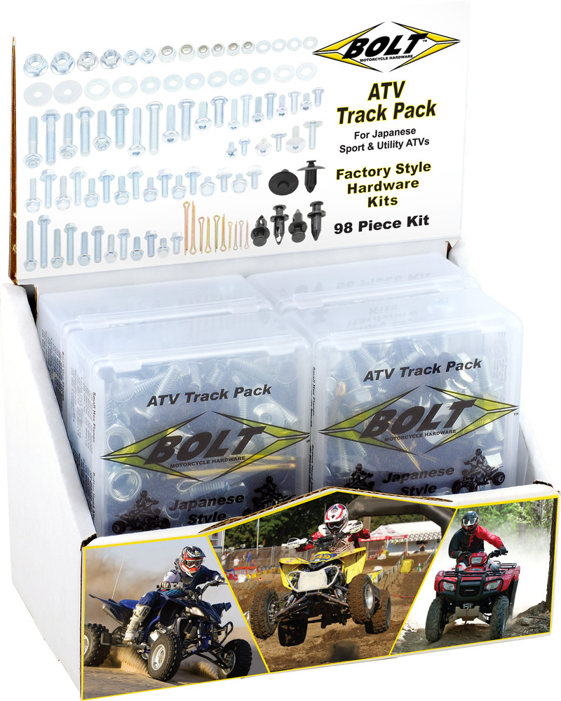BOLT ATV TRACK PACK 6/PK DISPLAY