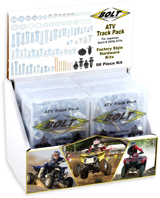 BOLT ATV TRACK PACK 6/PK DISPLAY