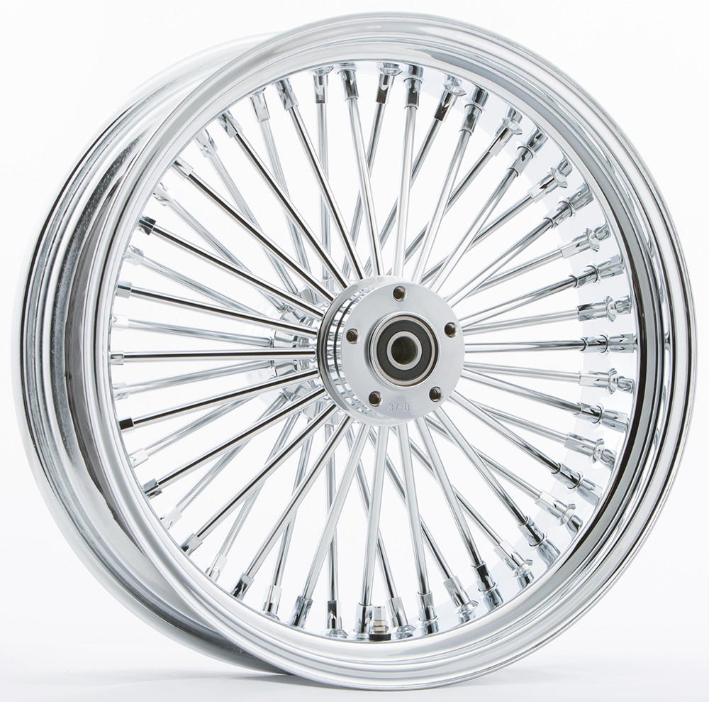 HARDDRIVE RR 48-SPK CHROME 18X5.5 WIDE-HUB 3/4" AXL 00 LTR