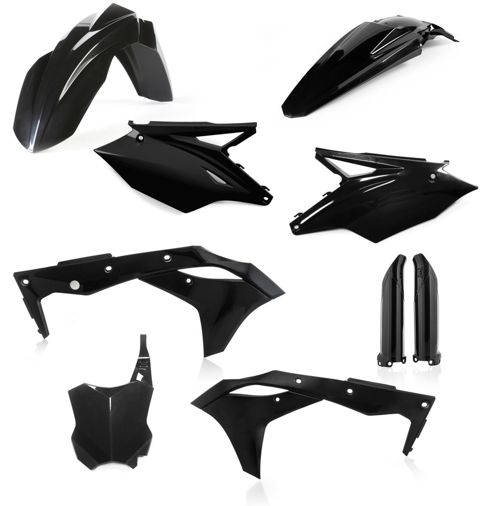 ACERBIS FULL PLASTIC KIT BLACK