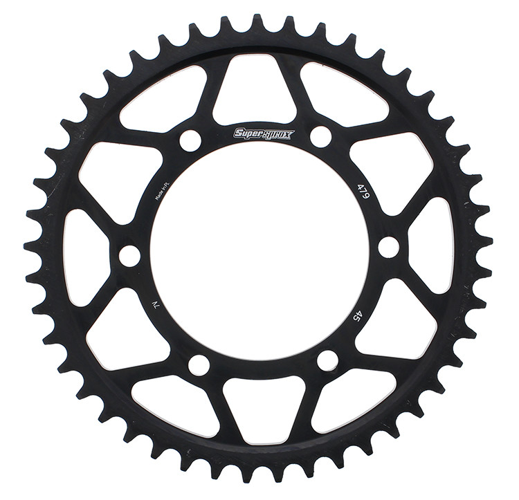 REAR SPROCKET STEEL 45T-530 BLK YAM