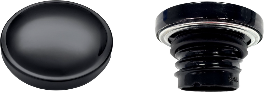 HARDDRIVE RATCHET GAS CAP RH BLACK