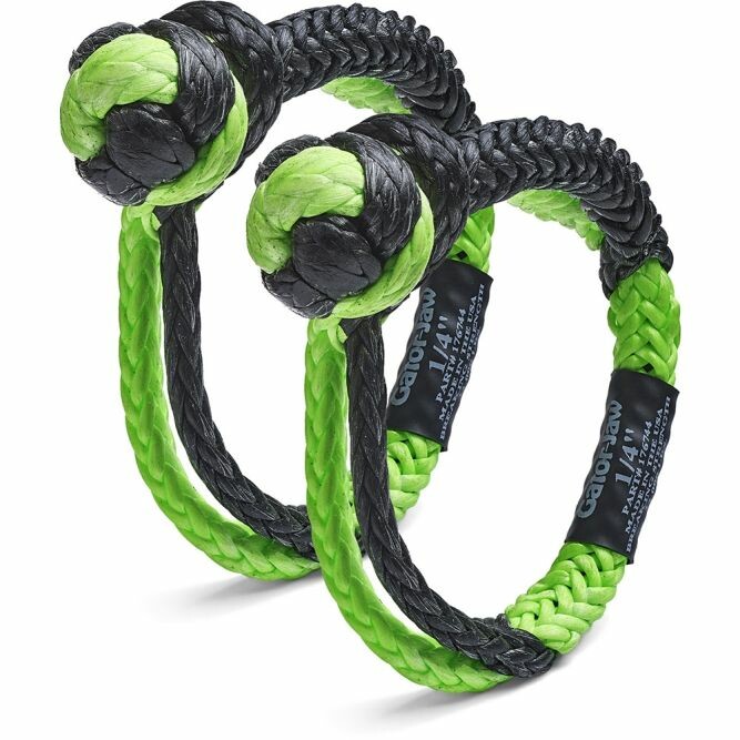 BUBBA ROPES GATOR-JAW (MINI PAIR) SHACKLE 1/4"