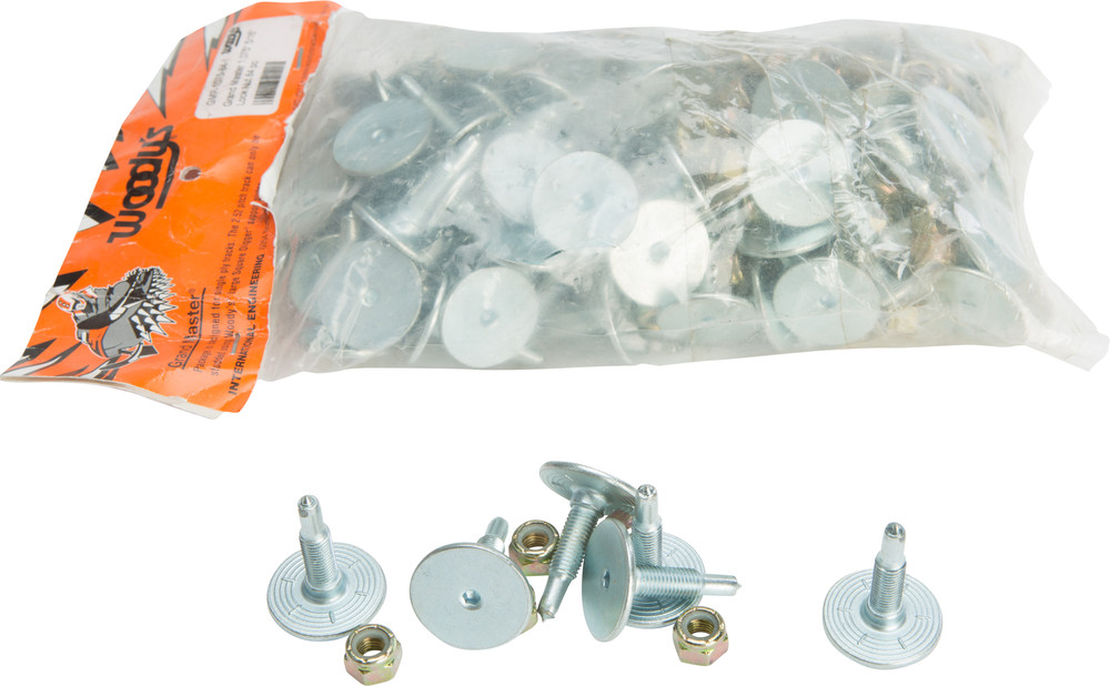 WOODYS GRAND MASTER SILVER STUDS 1.075" 84/PK