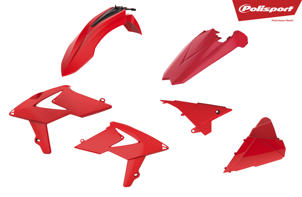 POLISPORT PLASTIC BODY KIT RED