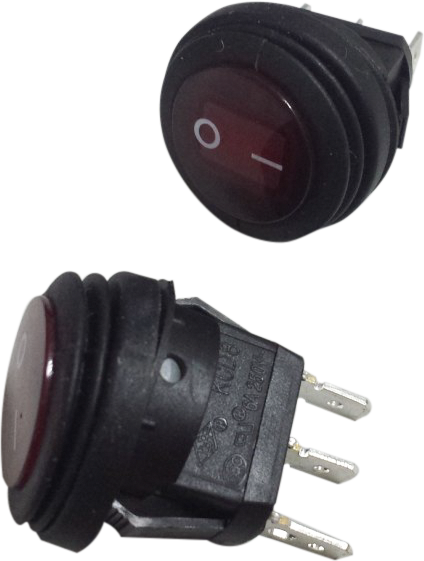 OPEN TRAIL ROUND ROCKER SWITCH