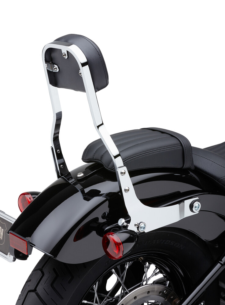 COBRA SHORT SISSY BAR CHROME FLST/C/N/S/SC 00-17